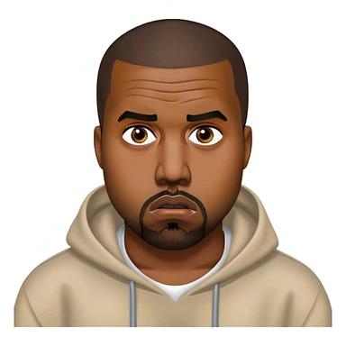 kanye west, confused and shocked  sticker