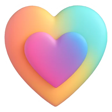 Instagram icon pastel pink and heart sticker