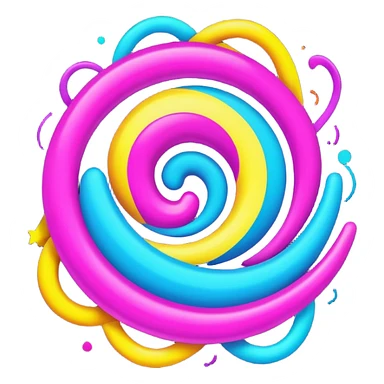 Techno/EDM musique mix color sticker