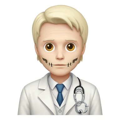 skeleton doctor sticker