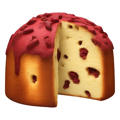 Red velvet panettone  sticker