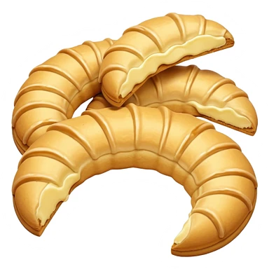Vanilla crescent cookies sticker