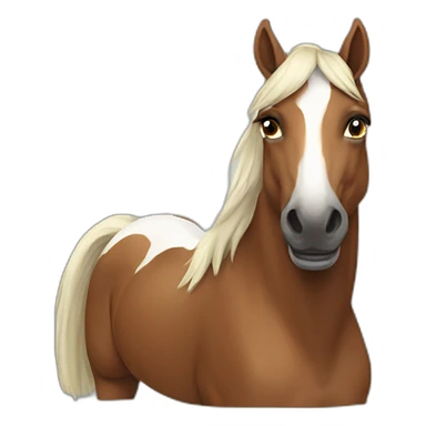 Pferdesattel sticker