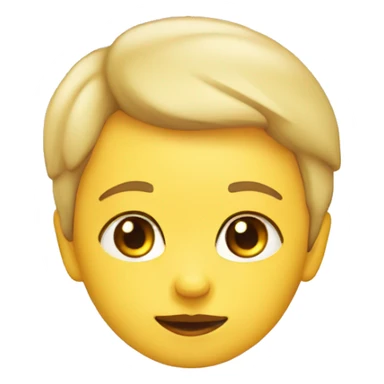 Star, baby yellow, blush cheeks, sticker