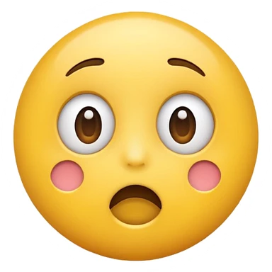 a surprised emoji sticker