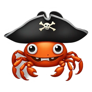 Pirates Crab sticker