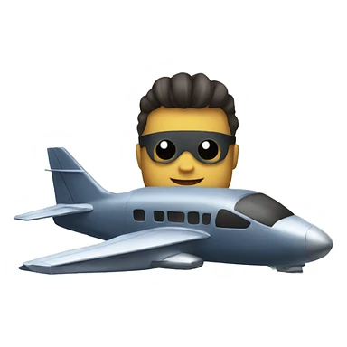 X-man in plane sticker