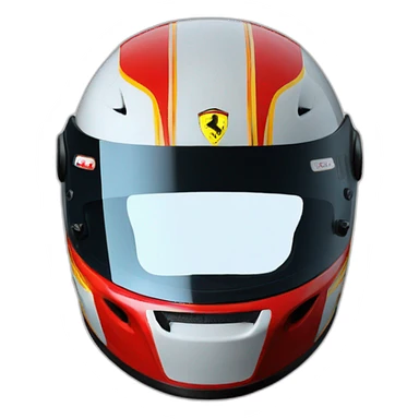 ferrari f1 helmet sticker