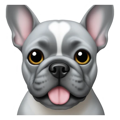French bulldog grey sticker