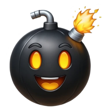 Crie um emoji de uma bomba sticker