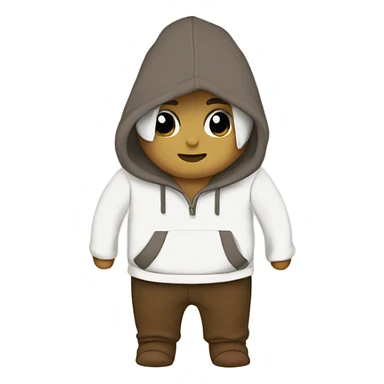 Regular display hoodie  sticker