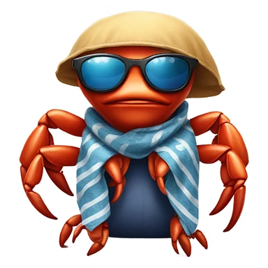 West side gangster crab sticker