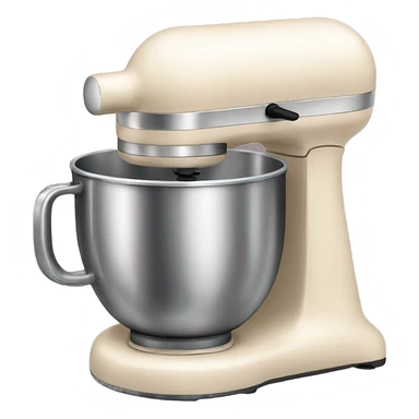 Cream beige mixer sticker