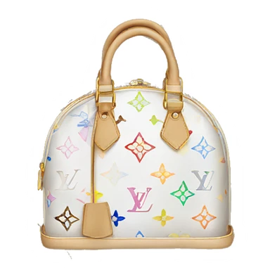 White Louis Vuitton sticker