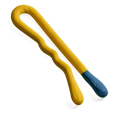 hairpin, claymation style sticker