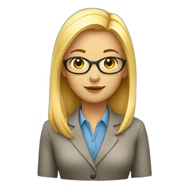 project manager girl sticker