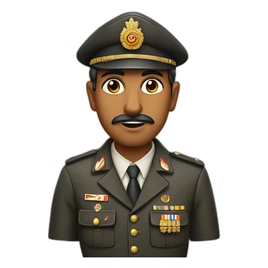 fascist indian man sticker