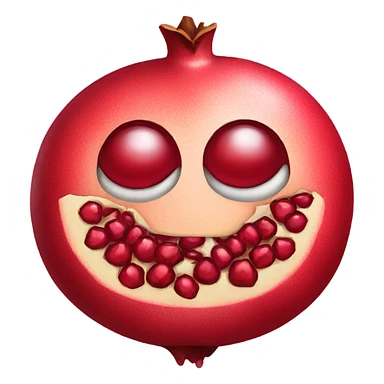 pomegranate emoji sticker