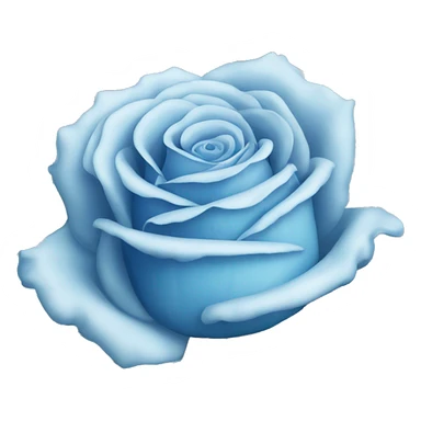pretty blue rose sticker