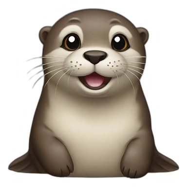Otter Seal sticker