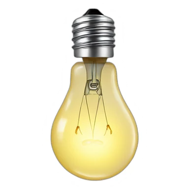 a lightbulb sticker