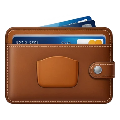 portefeuille avec billet et carte bancaire sticker