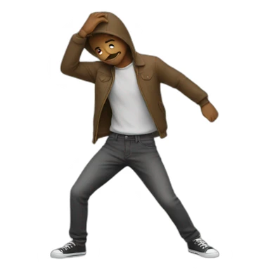 Homme qui dab sticker