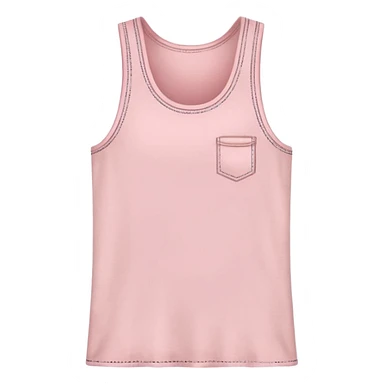 Light pink tank sticker