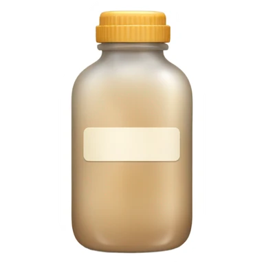 Beige medicine  sticker