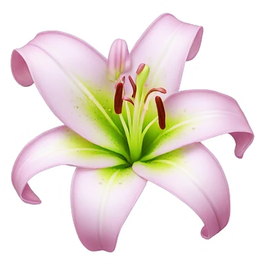 Lilly flower sticker