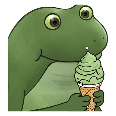ice cream  sticker