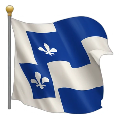 Quebec flag sticker