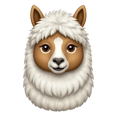 Lama relaxing sticker