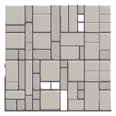 Dark slate concrete floor tile, subtle grid pattern, color #1e293b with slightly lighter highlights, light wear texture, seamless tile pattern, 32x32 pixels sticker