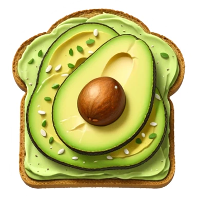avocado toast sticker