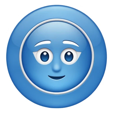 Verificación Azul lines del centro blancas sticker