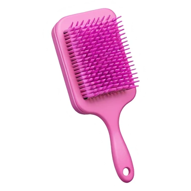 hair brush pink sticker