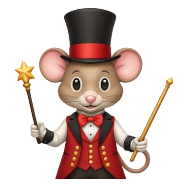 magician mouse sticker