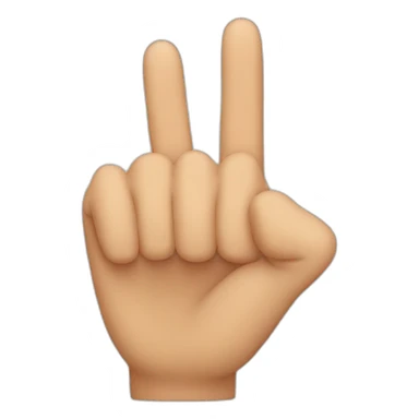 very long thumb sticker