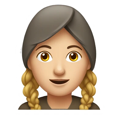 European rural woman sticker