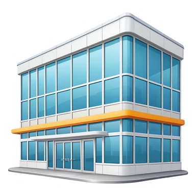 Supermarket building sticker