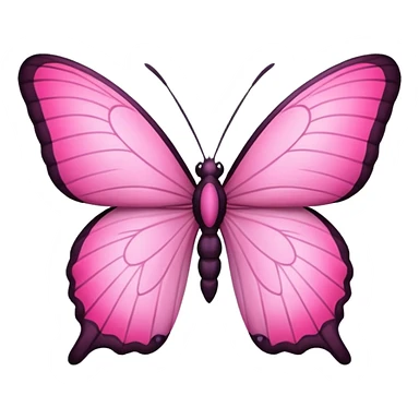 Borboleta rosa sticker