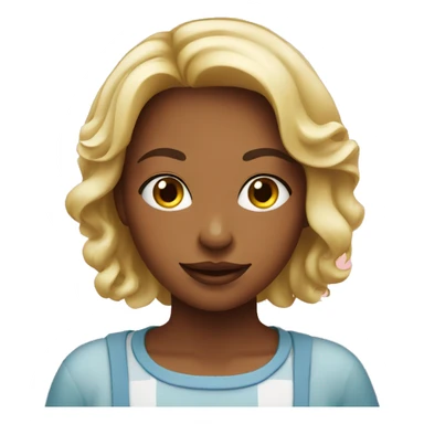 Clean girl with strawberry sticker