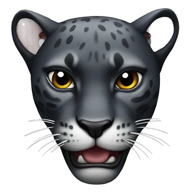 Fierce panther  sticker