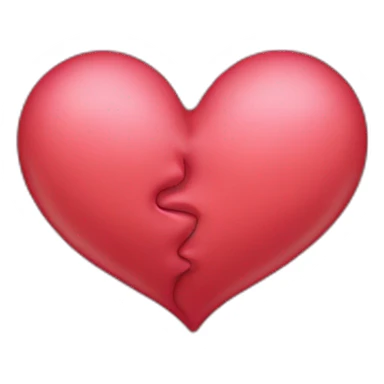 Kissing heart  sticker