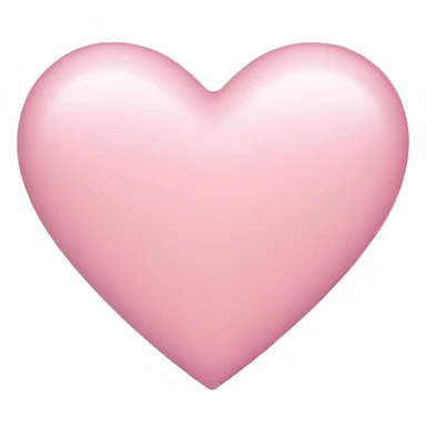 Light pink heart  sticker