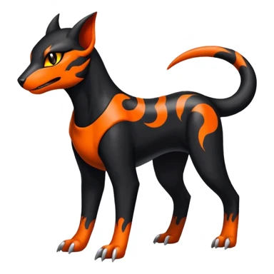 Salandit-Houndoom-Litten-Hybrid (Full body) sticker