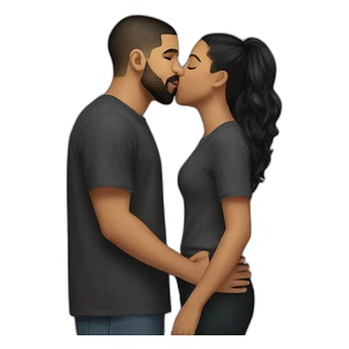 drake kiss sticker