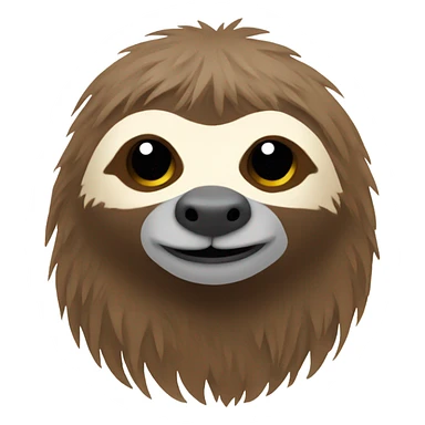 Hippie sloth sticker