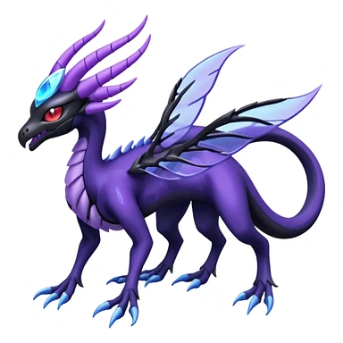 Lunala-Yveltal-Palkia-Fakémon-hybrid-creature (full body)  sticker